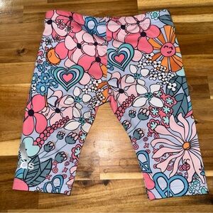 Adidas Colorful Floral Kids swimsuit SPF Leggings -12 month